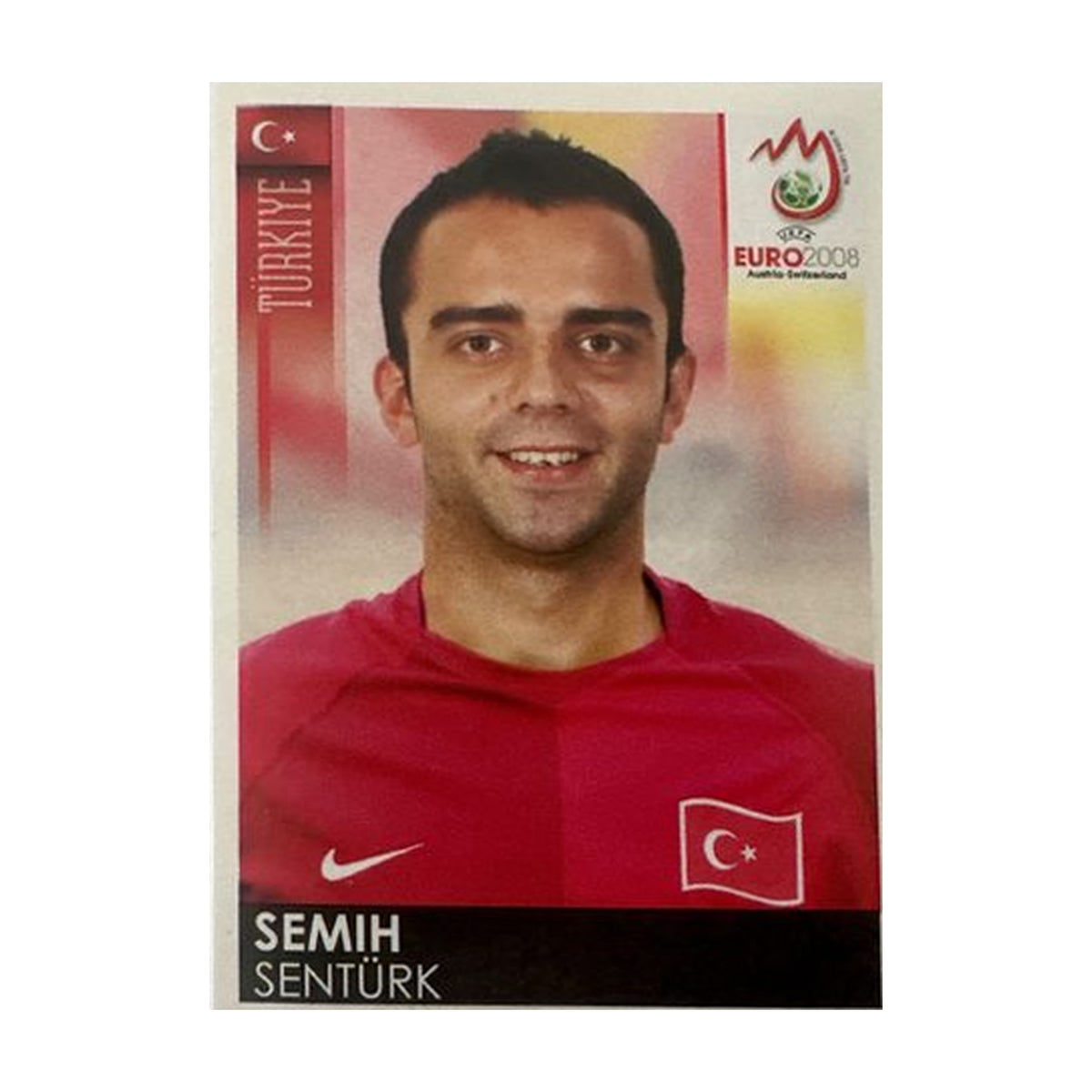 Panini UEFA EURO 2008 – Nr. 145 – Semih Sentürk – Schweizer Edition – Vorderseite
