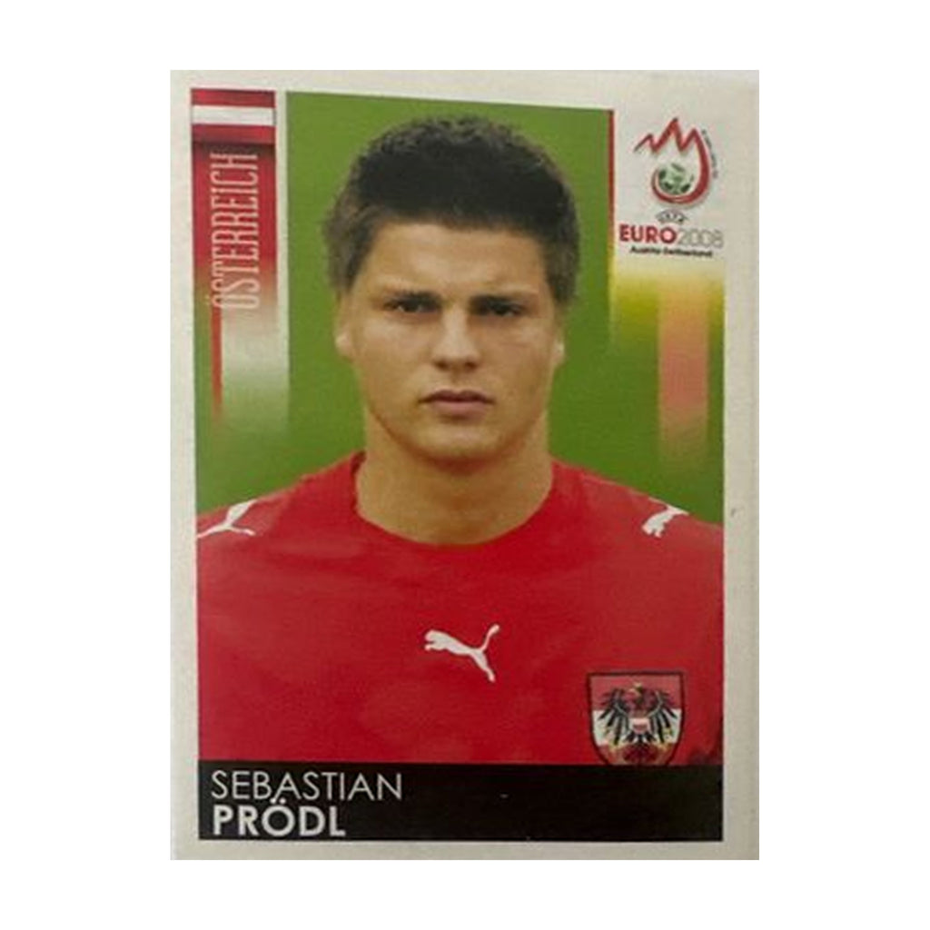 Panini UEFA EURO 2008 – Nr. 159 – Sebastian Prödl – Schweizer Edition – Vorderseite