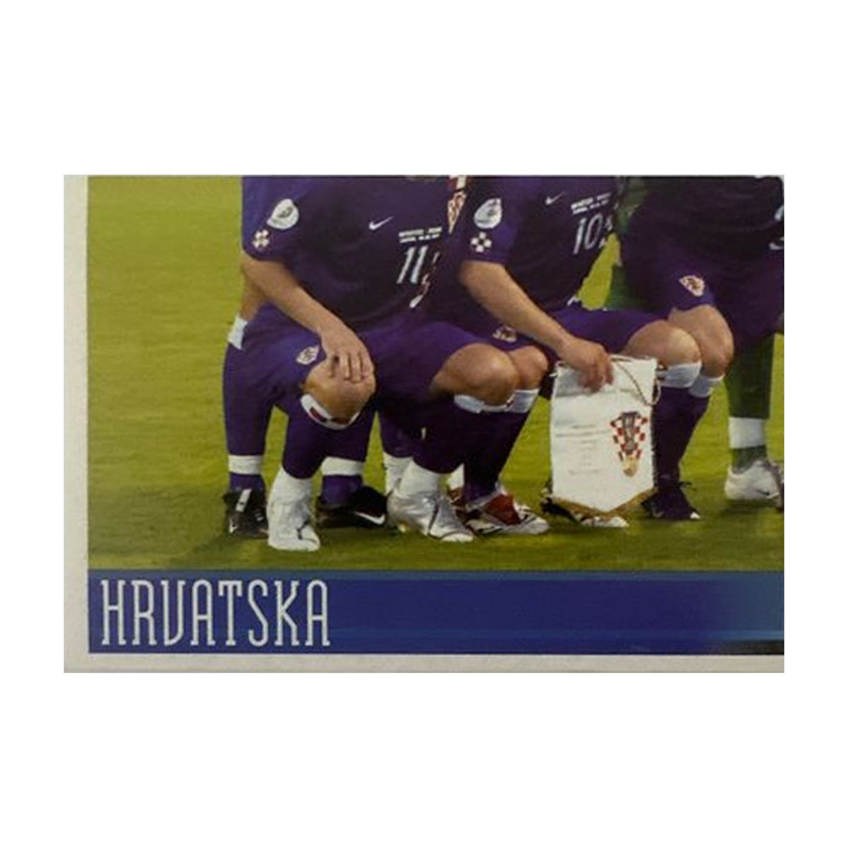 Panini UEFA EURO 2008 – Nr. 179 – Kroatien Mannschaft Teilbild unten links – Schweizer Edition – Vorderseite