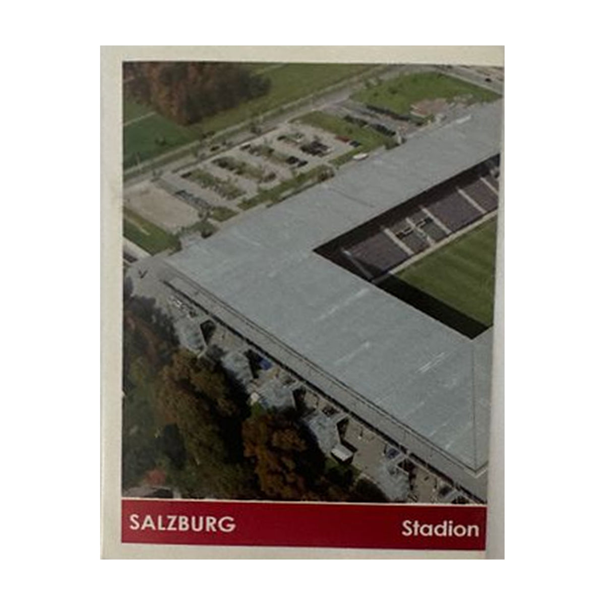 Panini UEFA EURO 2008 – Nr. 18 – Salzburg Stadion Teilbild – Schweizer Edition – Vorderseite