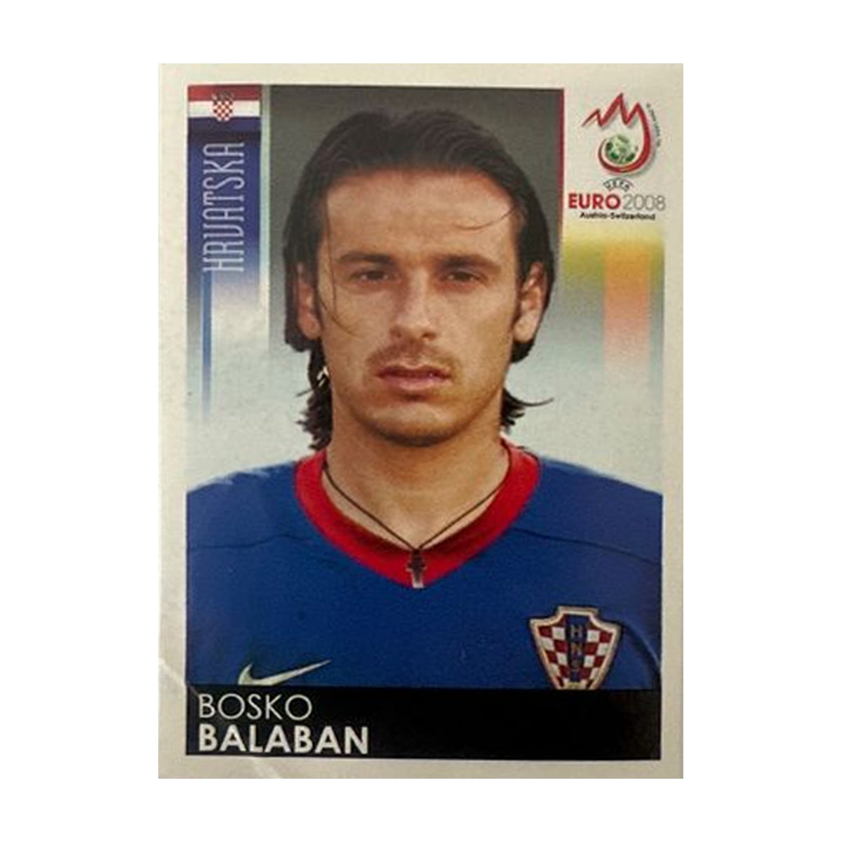 Panini UEFA EURO 2008 – Nr. 197 – Bosko Balaban – Schweizer Edition – Vorderseite