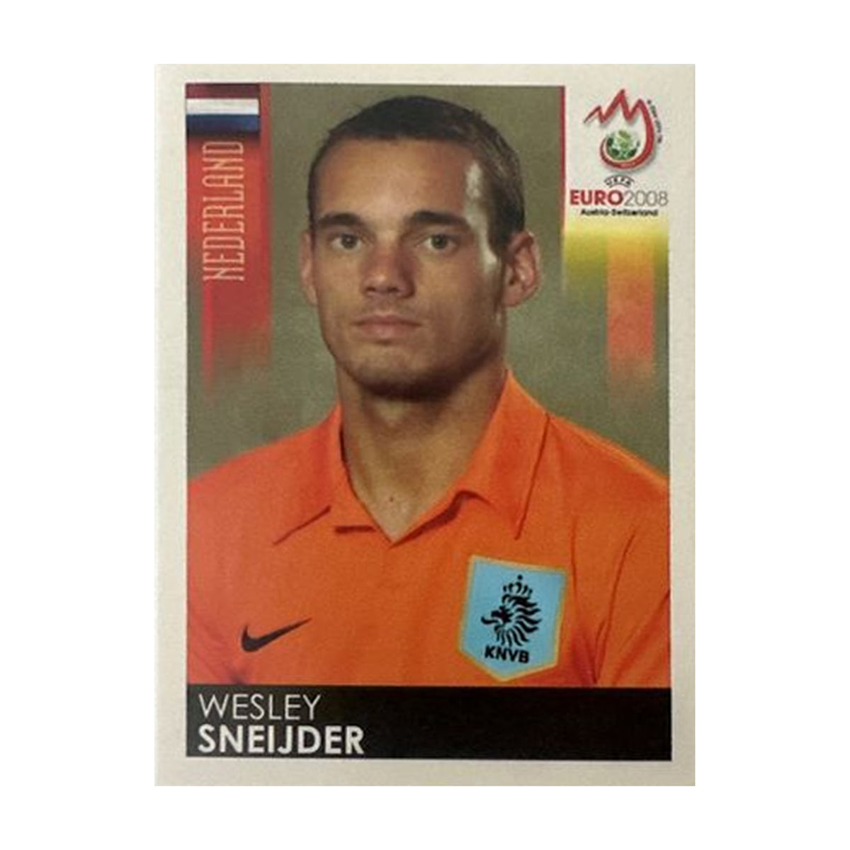 Panini UEFA EURO 2008 – Nr. 269 – Wesley Sneijder – Schweizer Edition – Vorderseite
