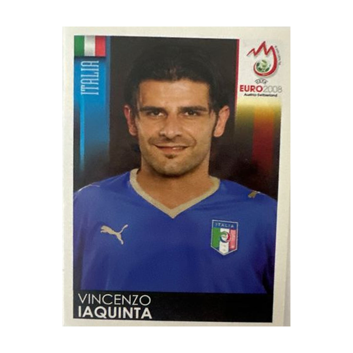 Panini UEFA EURO 2008 – Nr. 304 – Vincenzo Iaquinta – Schweizer Edition – Vorderseite