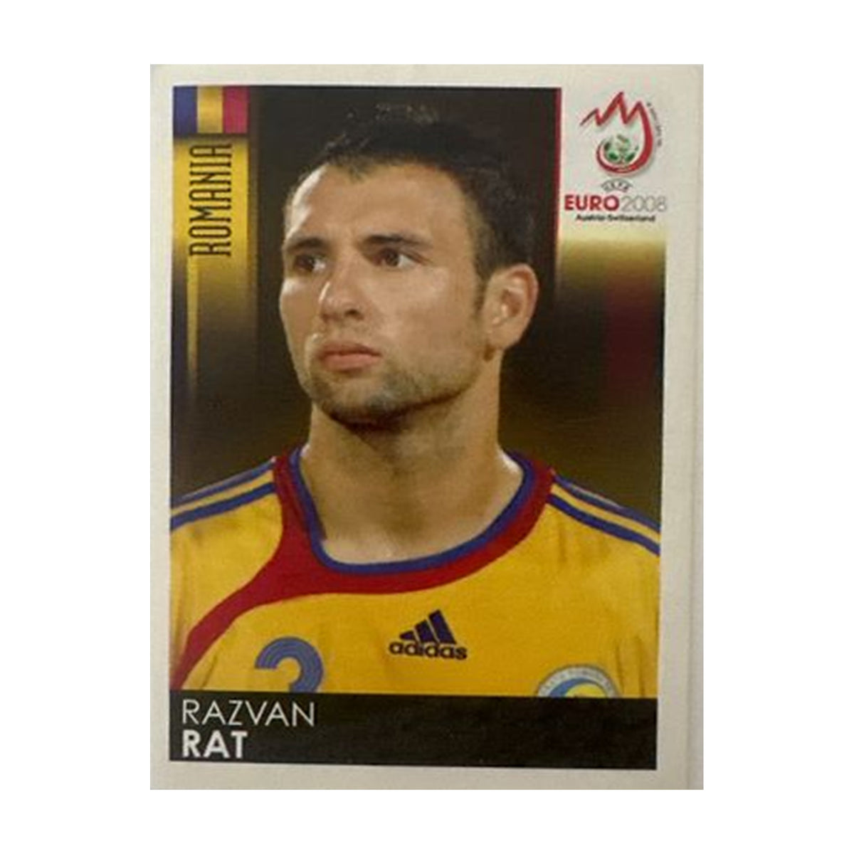 Panini UEFA EURO 2008 – Nr. 314 – Razvan Rat – Schweizer Edition – Vorderseite