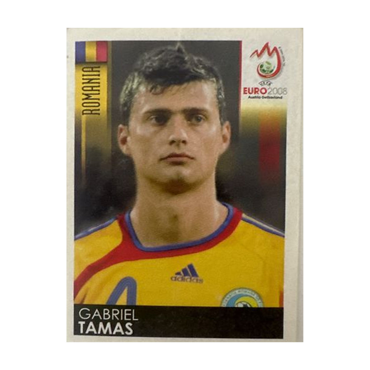 Panini UEFA EURO 2008 – Nr. 318 – Gabriel Tamas – Schweizer Edition – Vorderseite