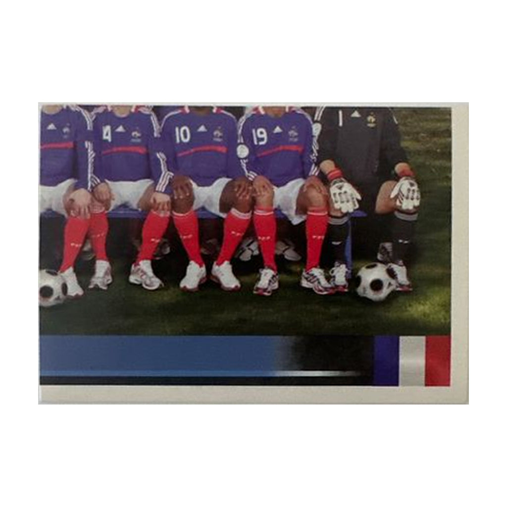 Panini UEFA EURO 2008 – Nr. 336 – Frankreich Mannschaft Teilbild unten rechts – Schweizer Edition – Vorderseite