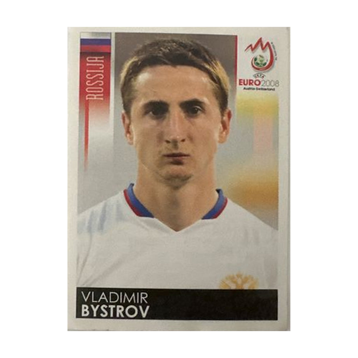 Panini UEFA EURO 2008 – Nr. 450 – Vladimir Bystrov – Schweizer Edition – Vorderseite