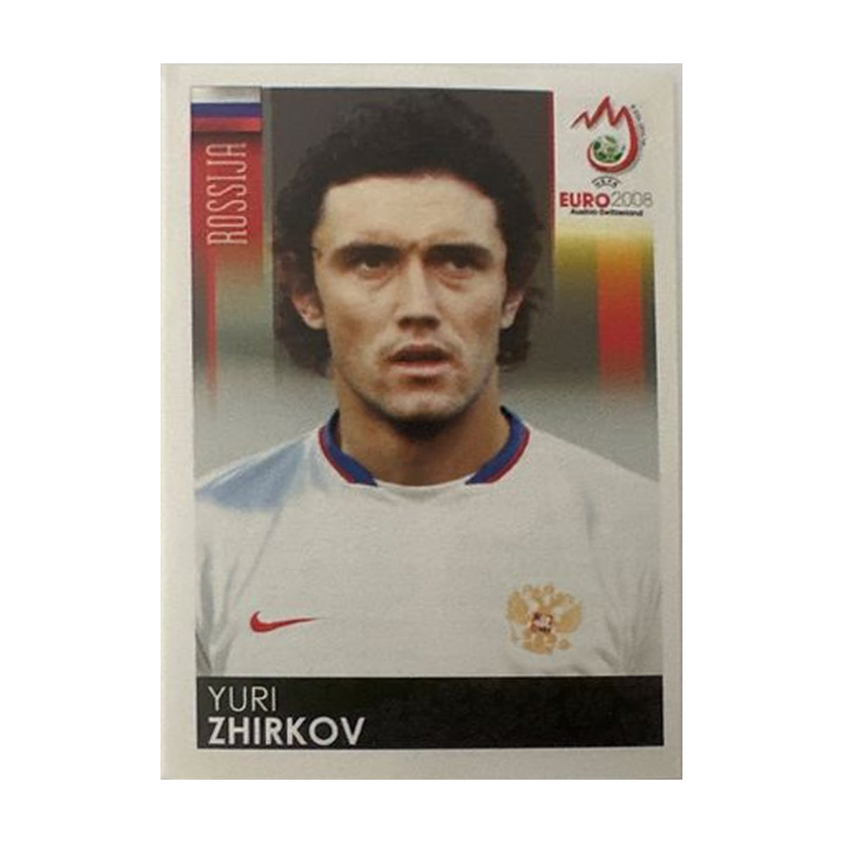 Panini UEFA EURO 2008 – Nr. 455 – Yuri Zhirkov – Schweizer Edition – Vorderseite