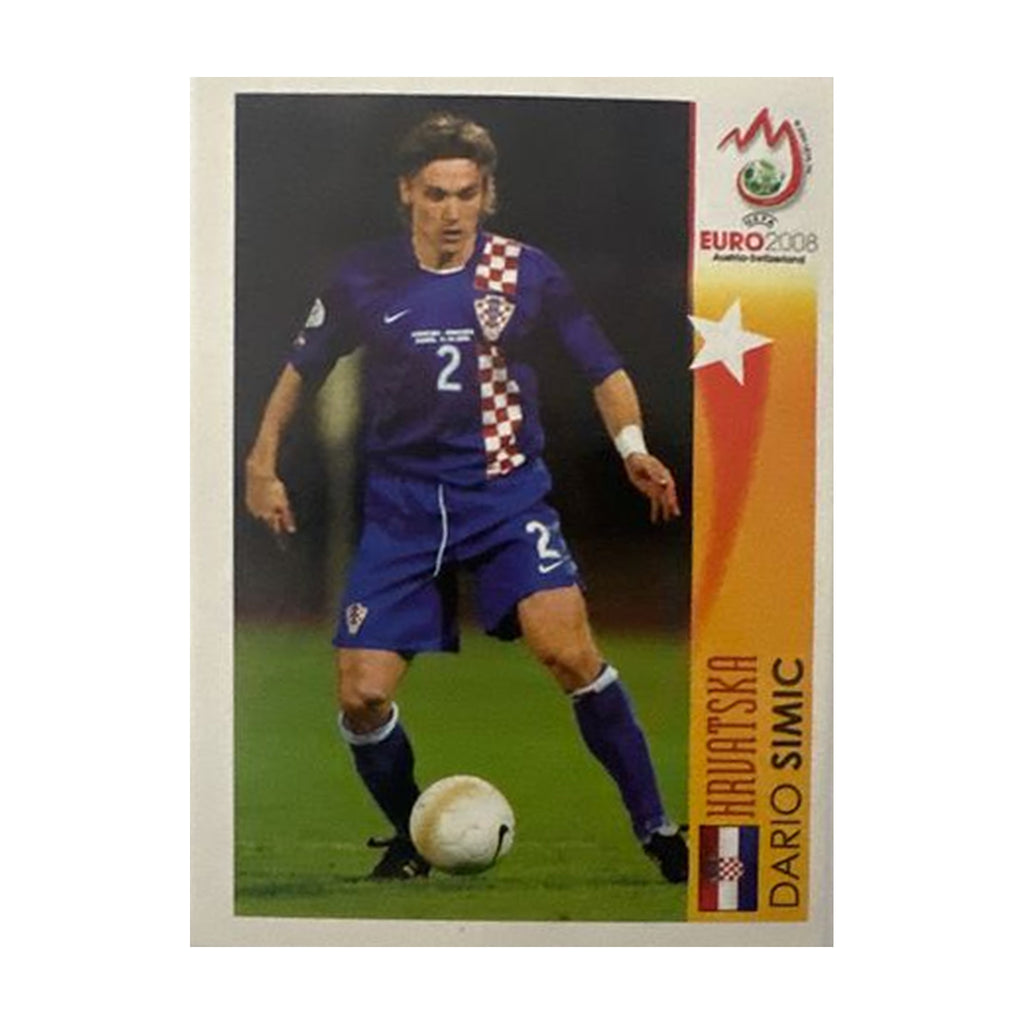 Panini UEFA EURO 2008 – Nr. 474 – Dario Simic – Action – Schweizer Edition – Vorderseite