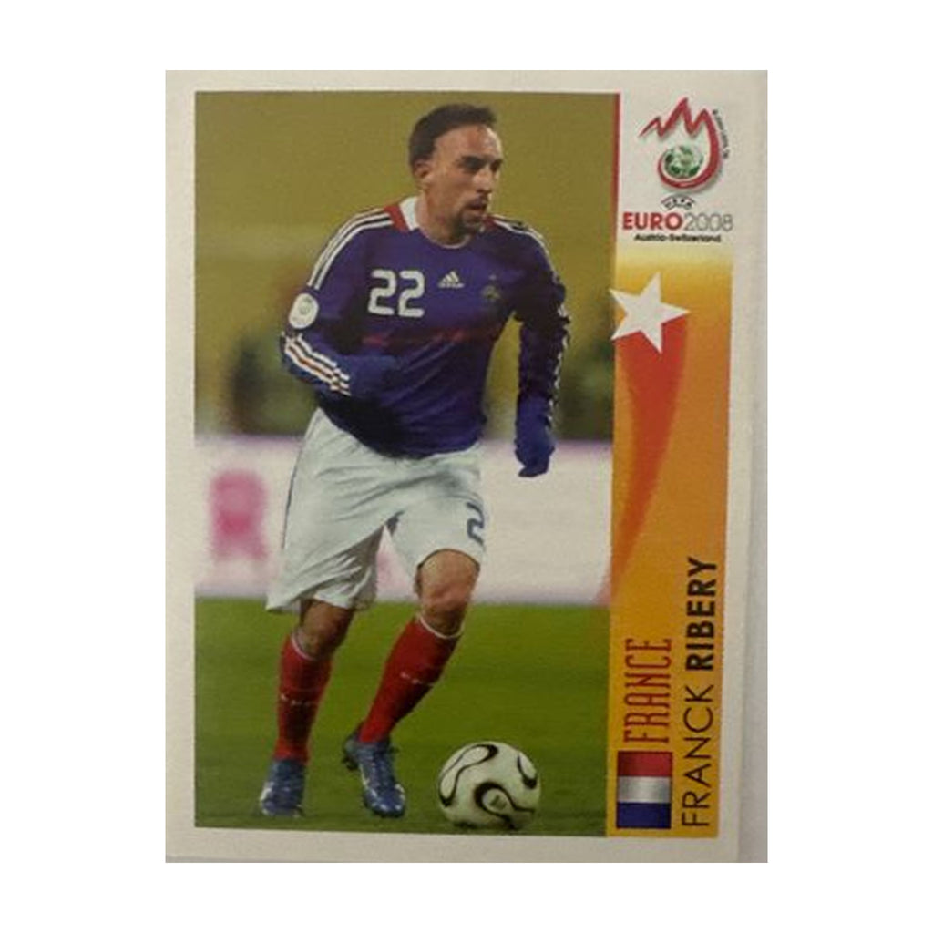 Panini UEFA EURO 2008 – Nr. 502 – Franck Ribery – Action – Schweizer Edition – Vorderseite