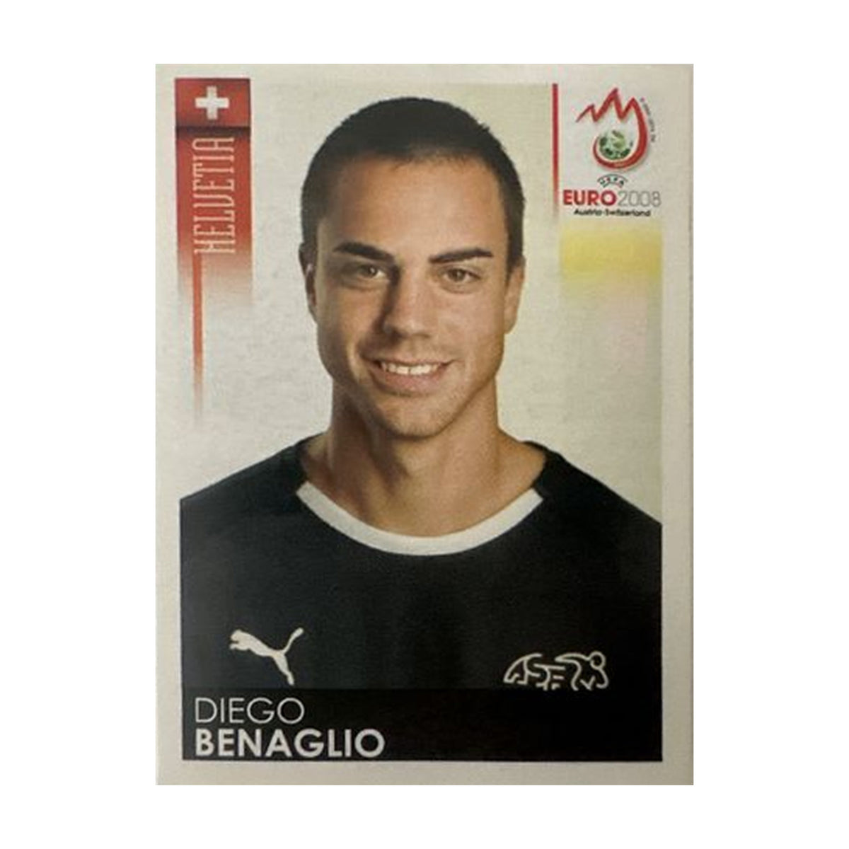 Panini UEFA EURO 2008 – Nr. 52 – Diego Benaglio – Schweizer Edition – Vorderseite