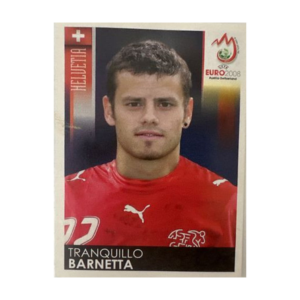 Panini UEFA EURO 2008 – Nr. 65 – Tranquillo Barnetta – Schweizer Edition – Vorderseite