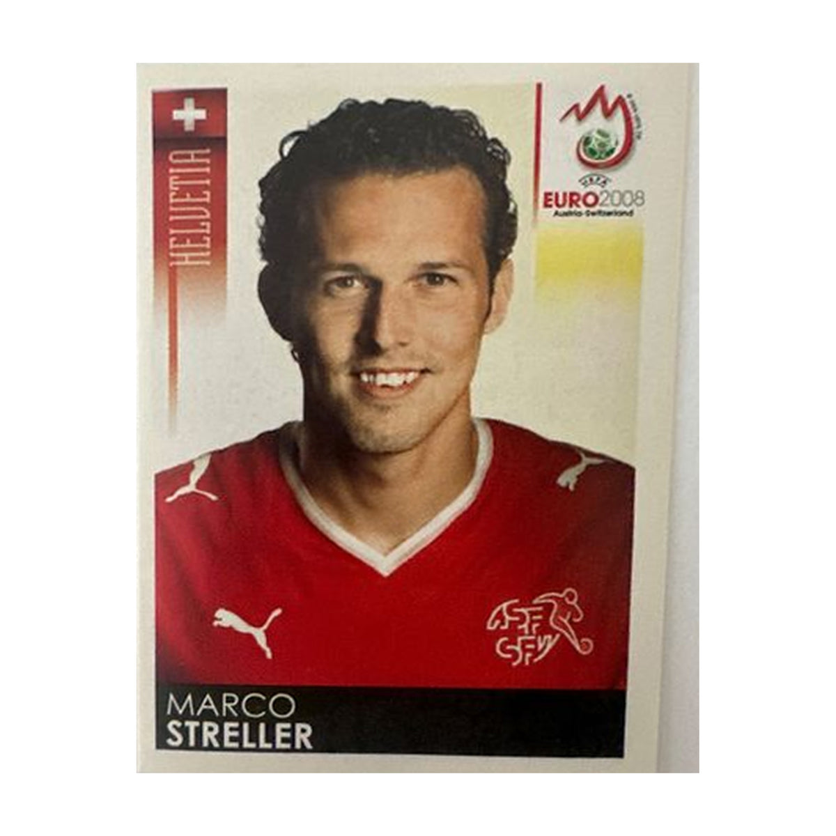 Panini UEFA EURO 2008 – Nr. 70 – Marco Streller – Schweizer Edition – Vorderseite