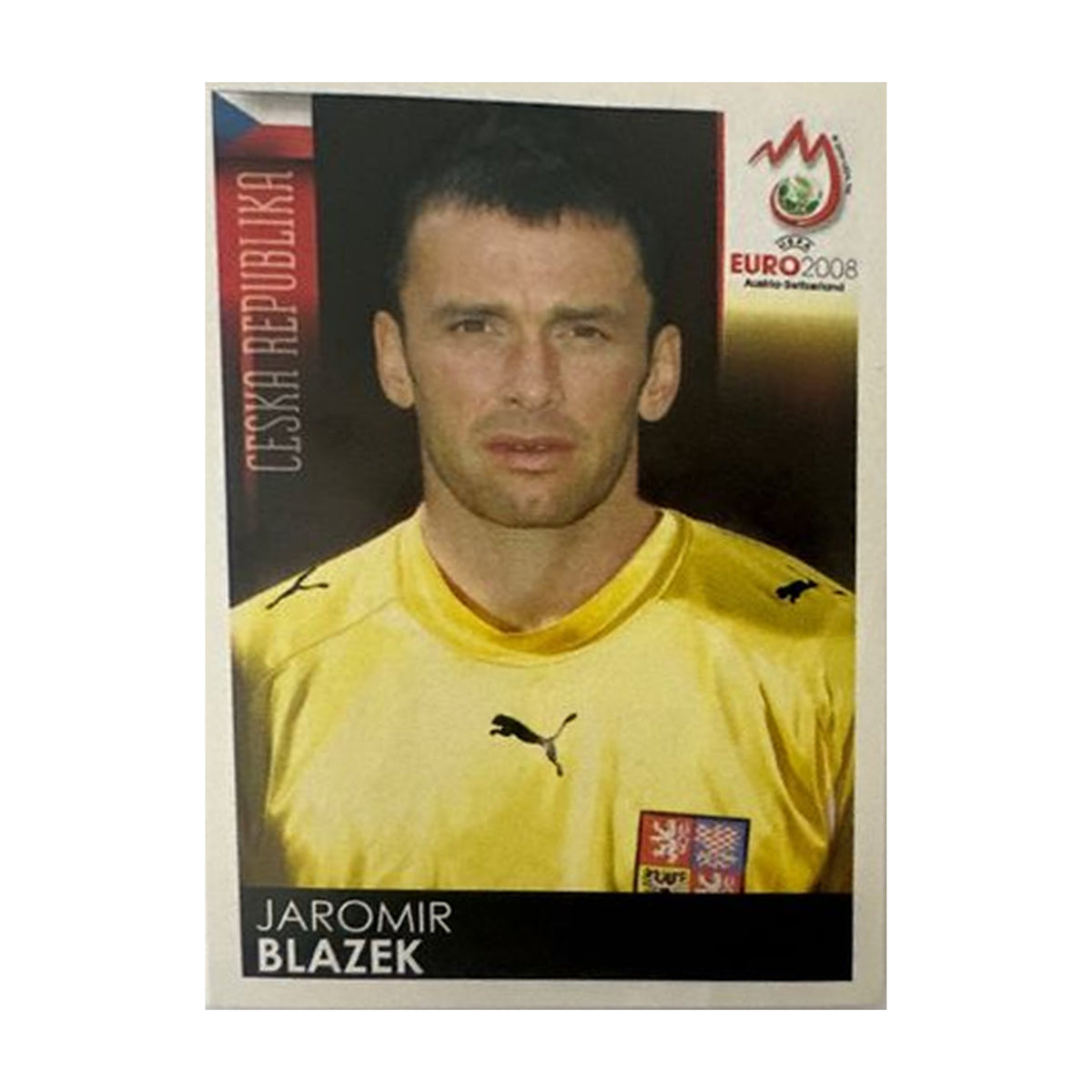 Panini UEFA EURO 2008 – Nr. 97 – Jaromir Blazek – Schweizer Edition – Vorderseite