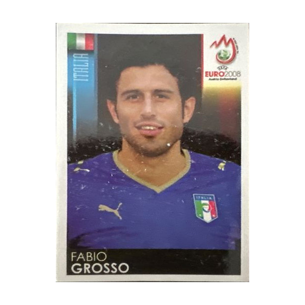 Panini UEFA EURO 2008 – Nr. 291 – Fabio Grosso – Südamerika-Version – Vorderseite