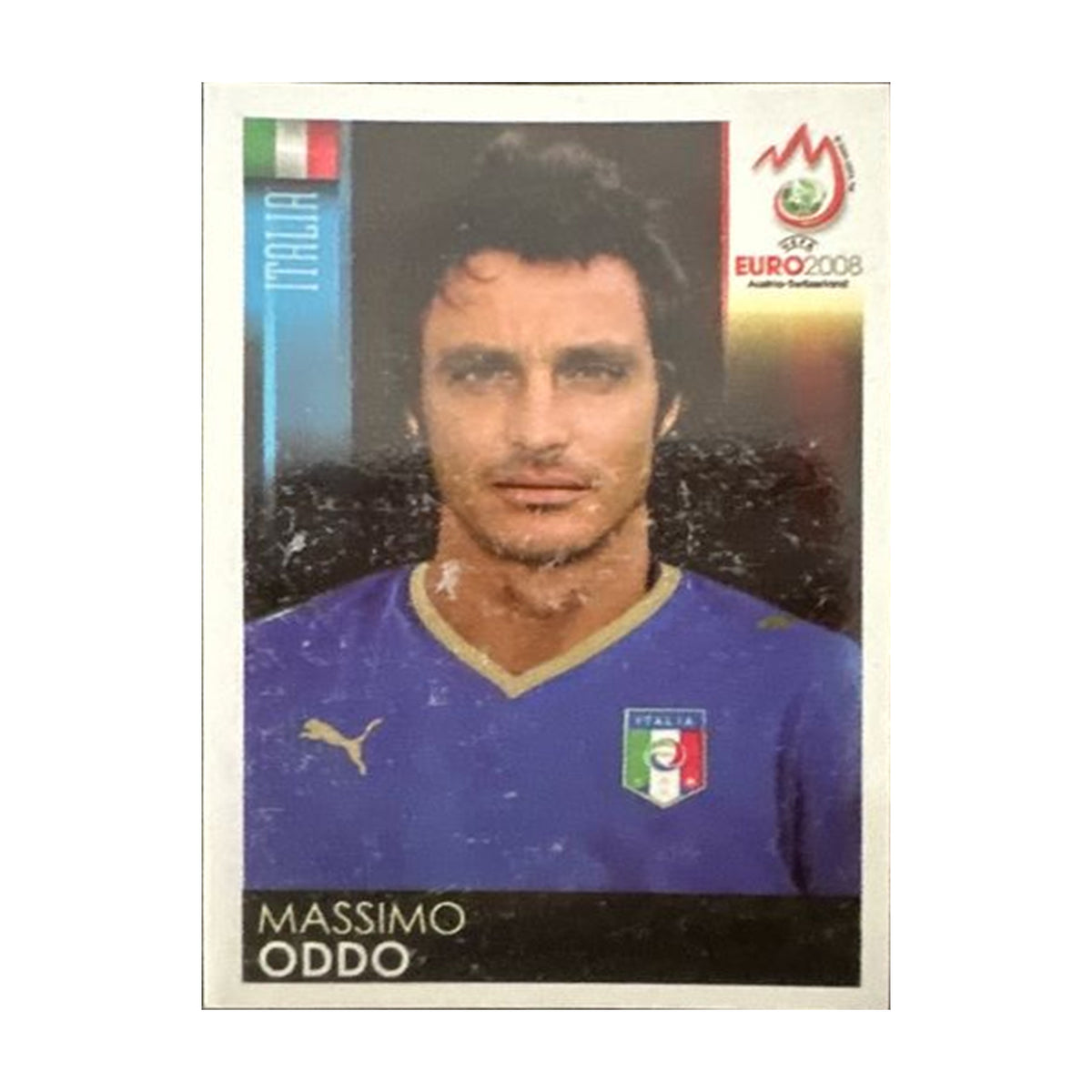Panini UEFA EURO 2008 – Nr. 292 – Massimo Oddo – Südamerika-Version – Vorderseite