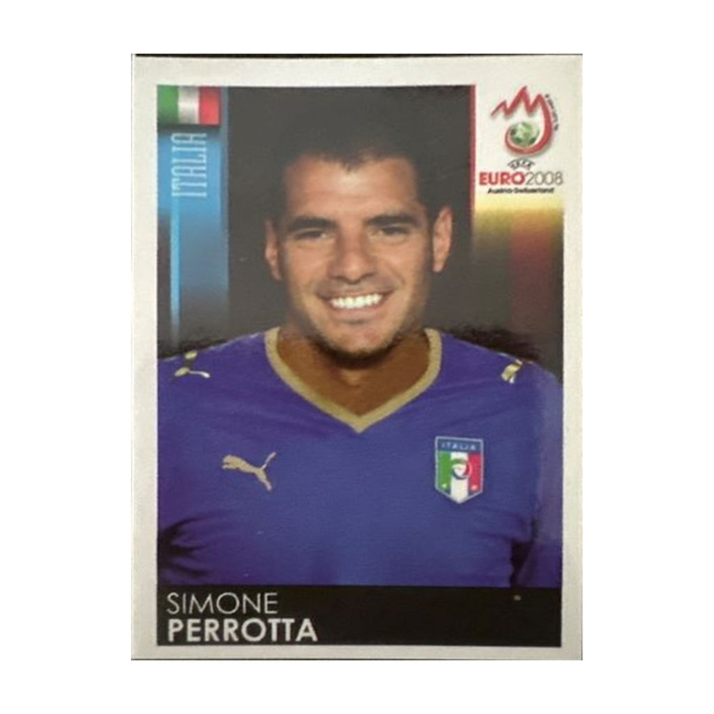 Panini UEFA EURO 2008 – Nr. 296 – Simone Perrotta – Südamerika-Version – Vorderseite