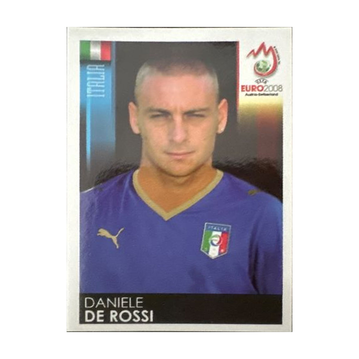 Panini UEFA EURO 2008 – Nr. 297 – Daniele De Rossi – Südamerika-Version – Vorderseite