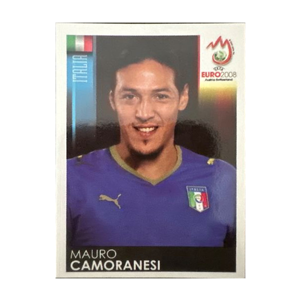 Panini UEFA EURO 2008 – Nr. 299 – Mauro Camoranesi – Südamerika-Version – Vorderseite