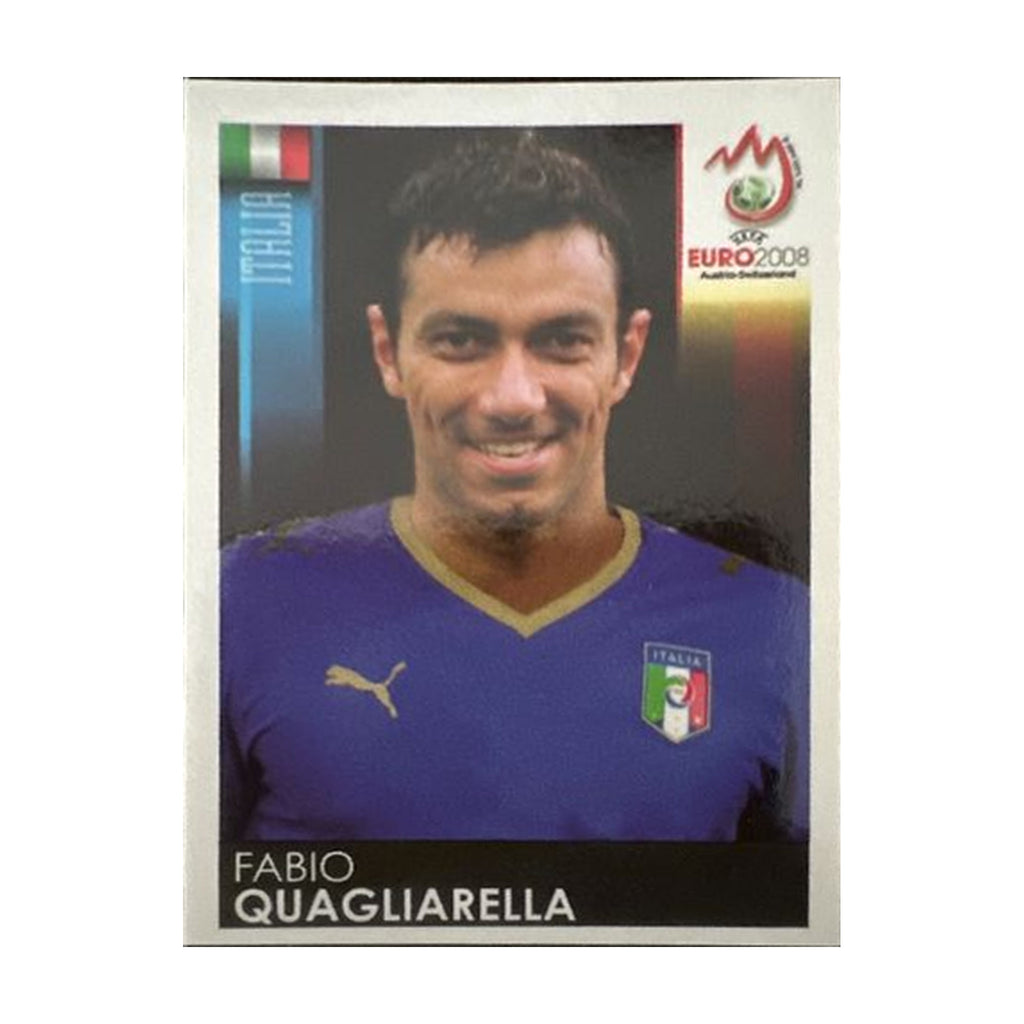 Panini UEFA EURO 2008 – Nr. 300 – Fabio Quagliarella – Südamerika-Version – Vorderseite