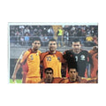 Panini UEFA EURO 2008 – Nr. 307 – Rumänien Mannschaft Teilbild oben links – Südamerika-Version – Vorderseite