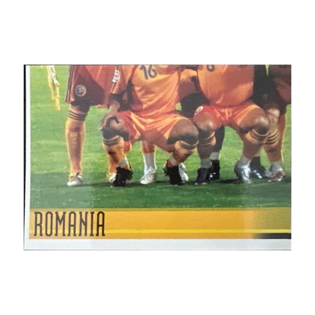 Panini UEFA EURO 2008 – Nr. 309 – Rumänien Mannschaft Teilbild unten links – Südamerika-Version – Vorderseite