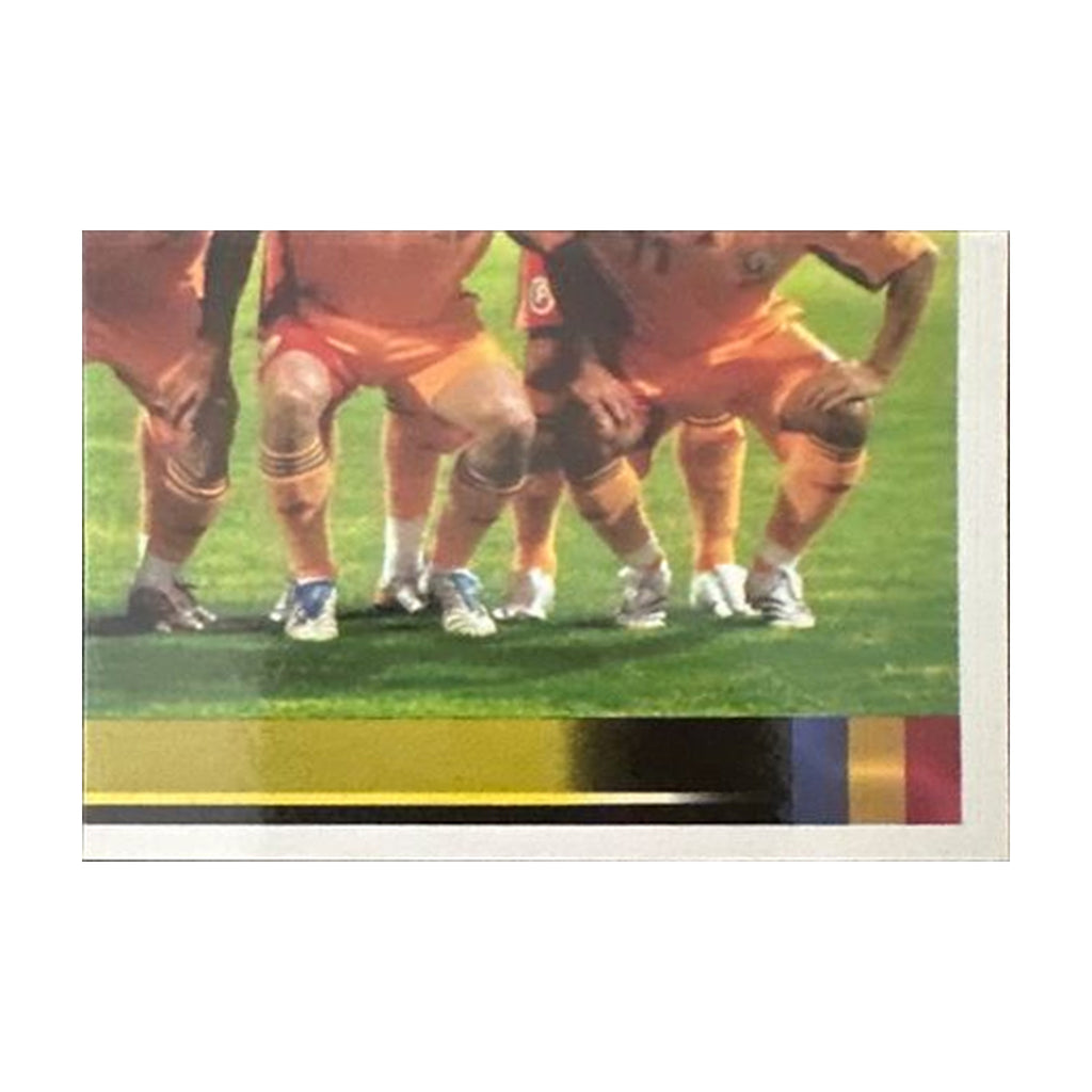 Panini UEFA EURO 2008 – Nr. 310 – Rumänien Mannschaft Teilbild unten rechts – Südamerika-Version – Vorderseite