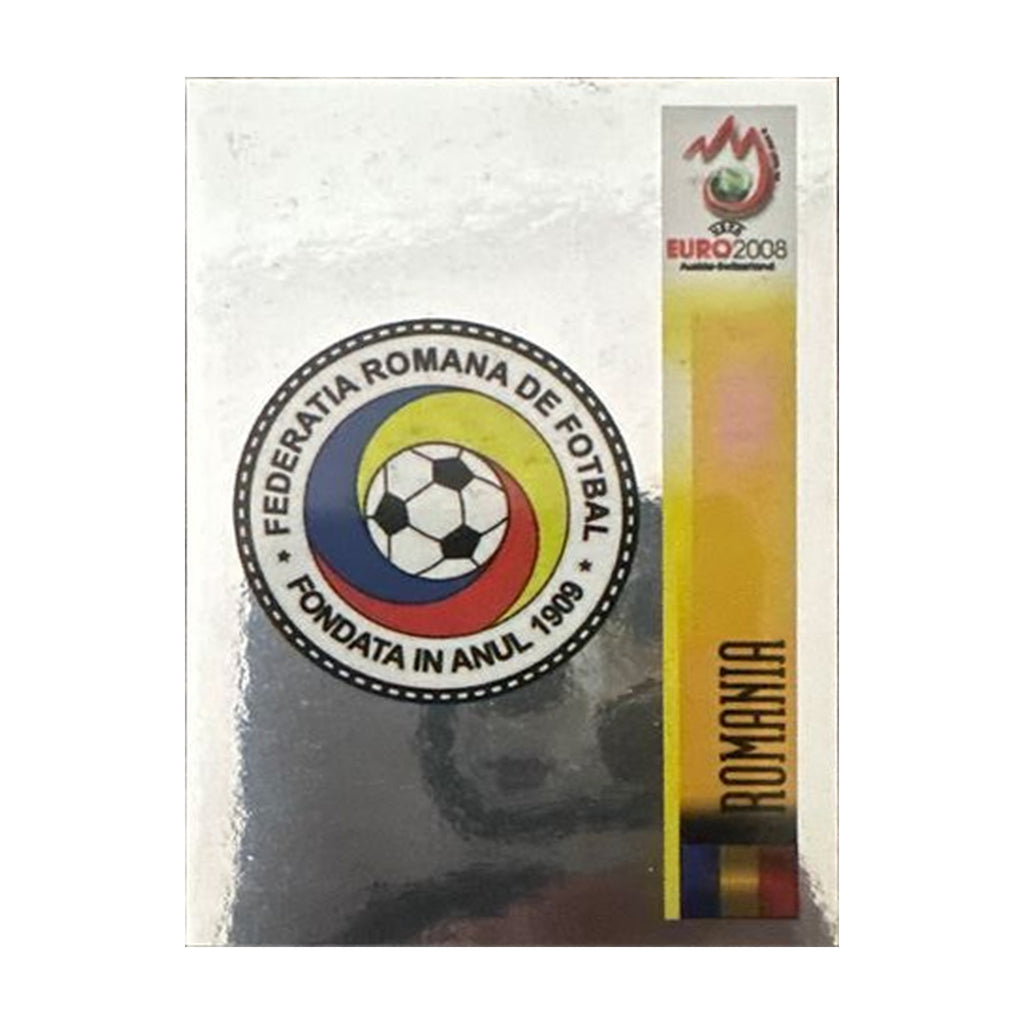 Panini UEFA EURO 2008 – Nr. 311 – Rumänien Logo – Südamerika-Version – Vorderseite