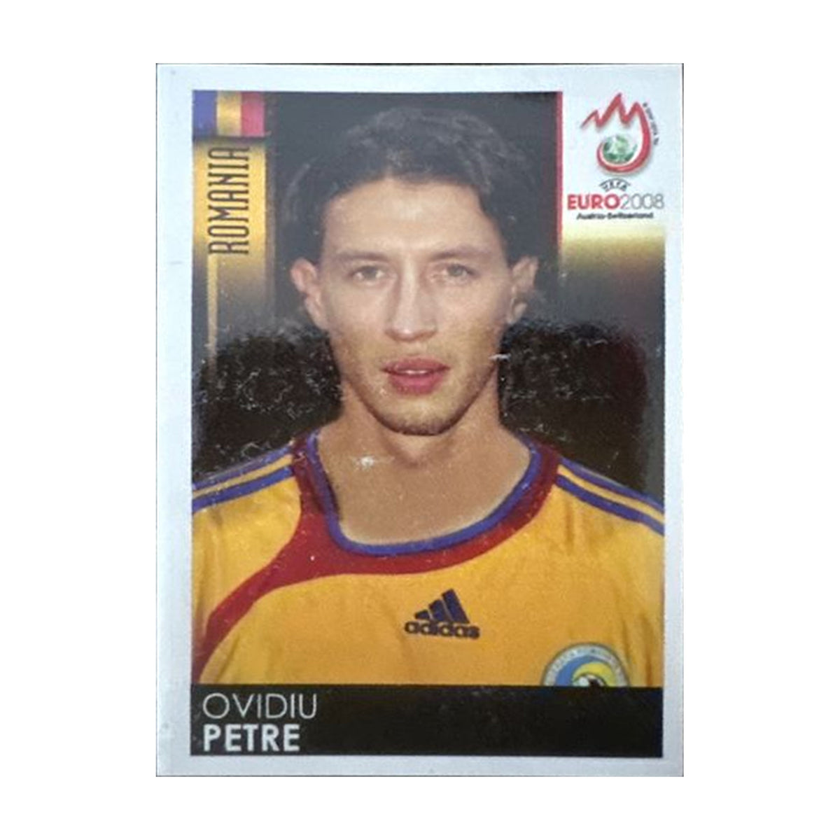 Panini UEFA EURO 2008 – Nr. 321 – Ovidiu Petre – Südamerika-Version – Vorderseite