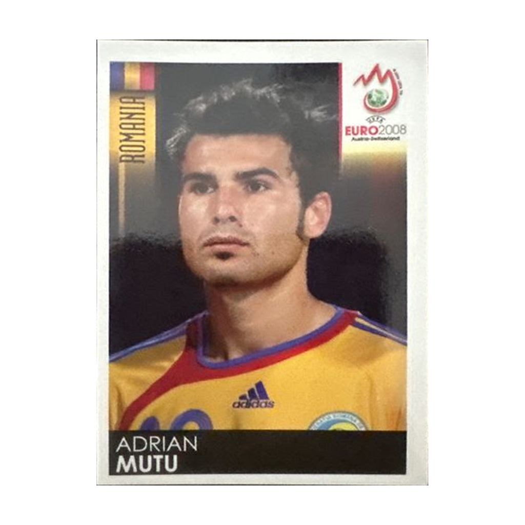Panini UEFA EURO 2008 – Nr. 327 – Adrian Mutu – Südamerika-Version – Vorderseite