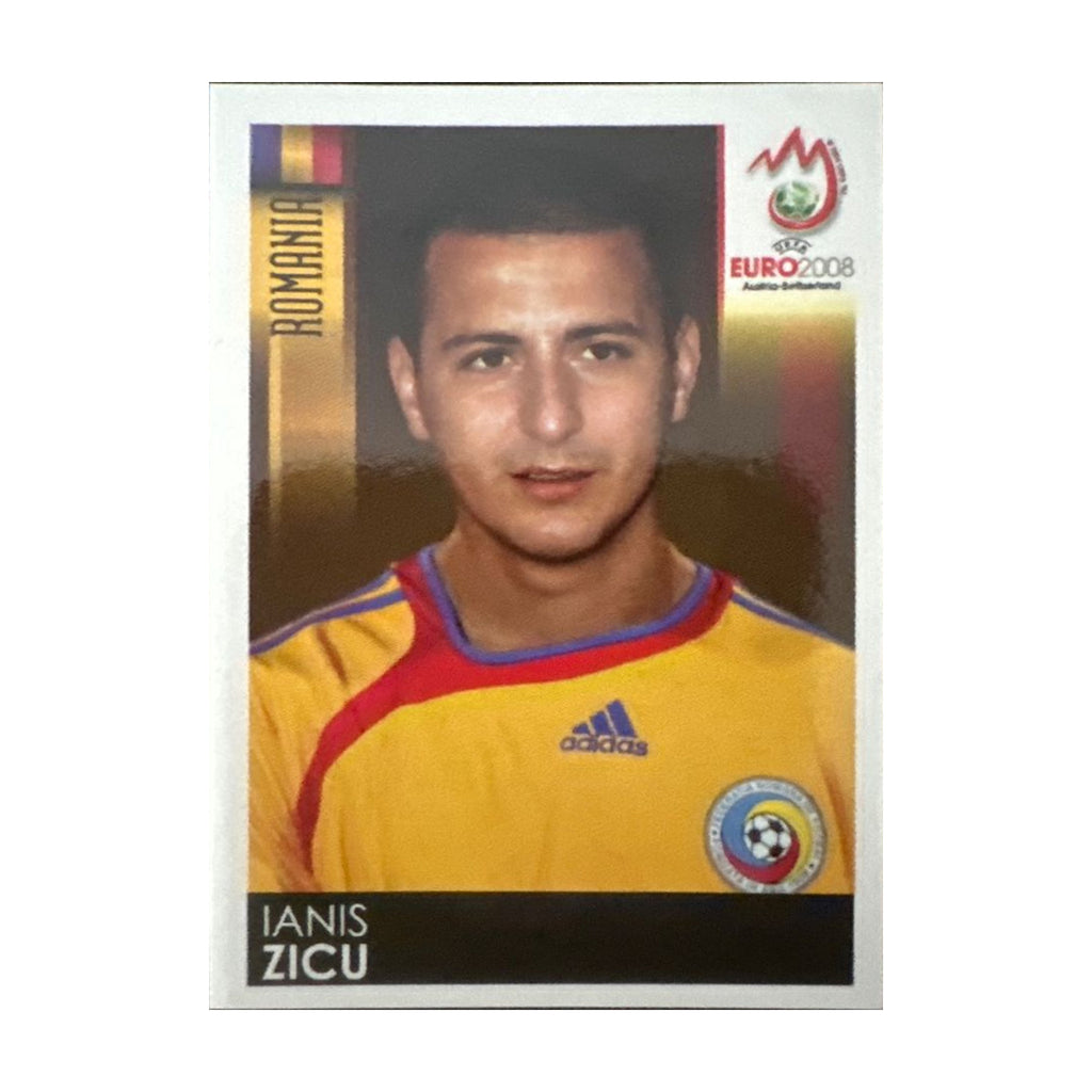 Panini UEFA EURO 2008 – Nr. 328 – Ianis Zicu – Südamerika-Version – Vorderseite