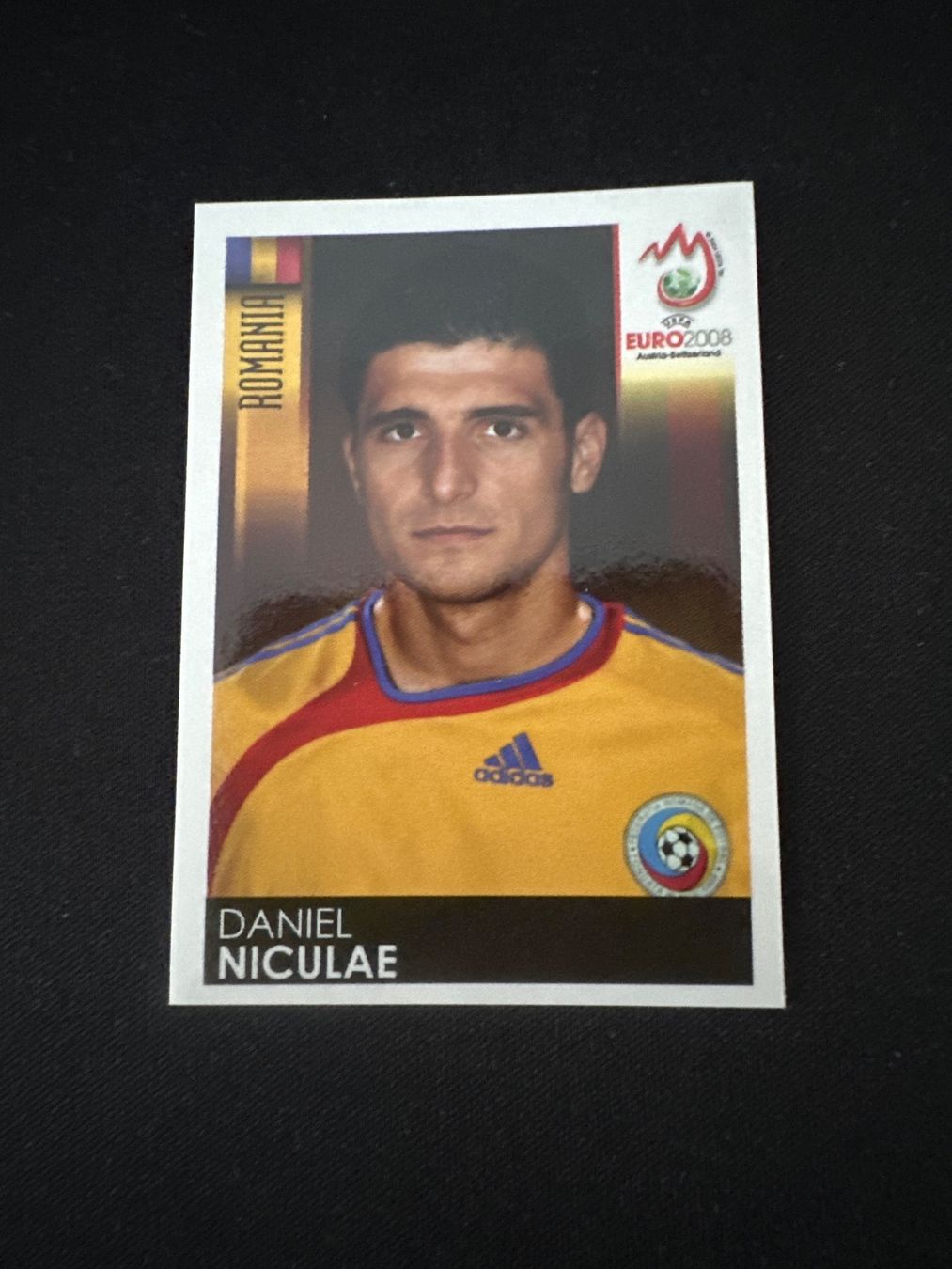 Panini UEFA EURO 2008 – Nr. 330 – Daniel Niculae – Südamerika-Version – Originalfoto Vorderseite