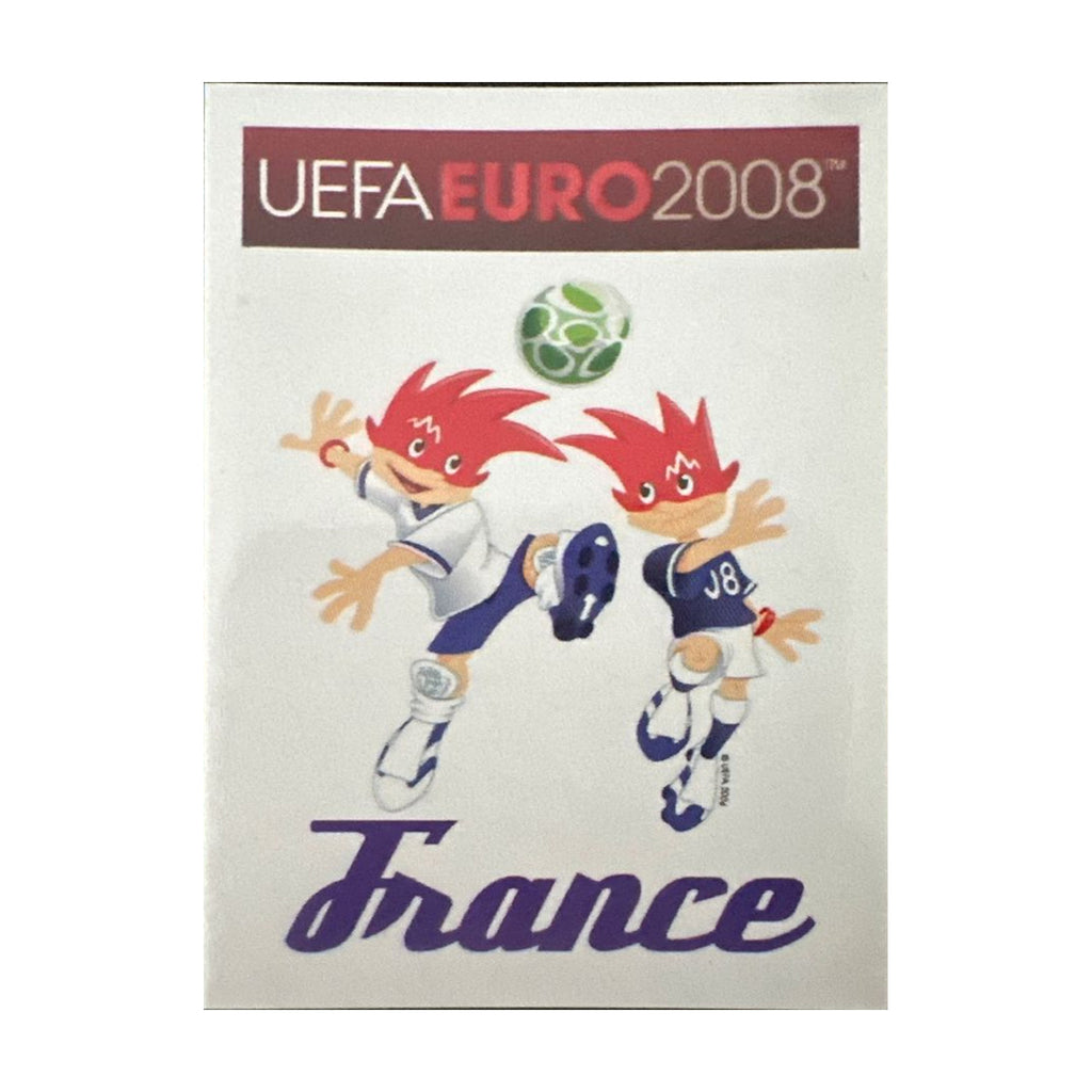 Panini UEFA EURO 2008 – Nr. 332 – Frankreich Maskottchen – Südamerika-Version – Vorderseite