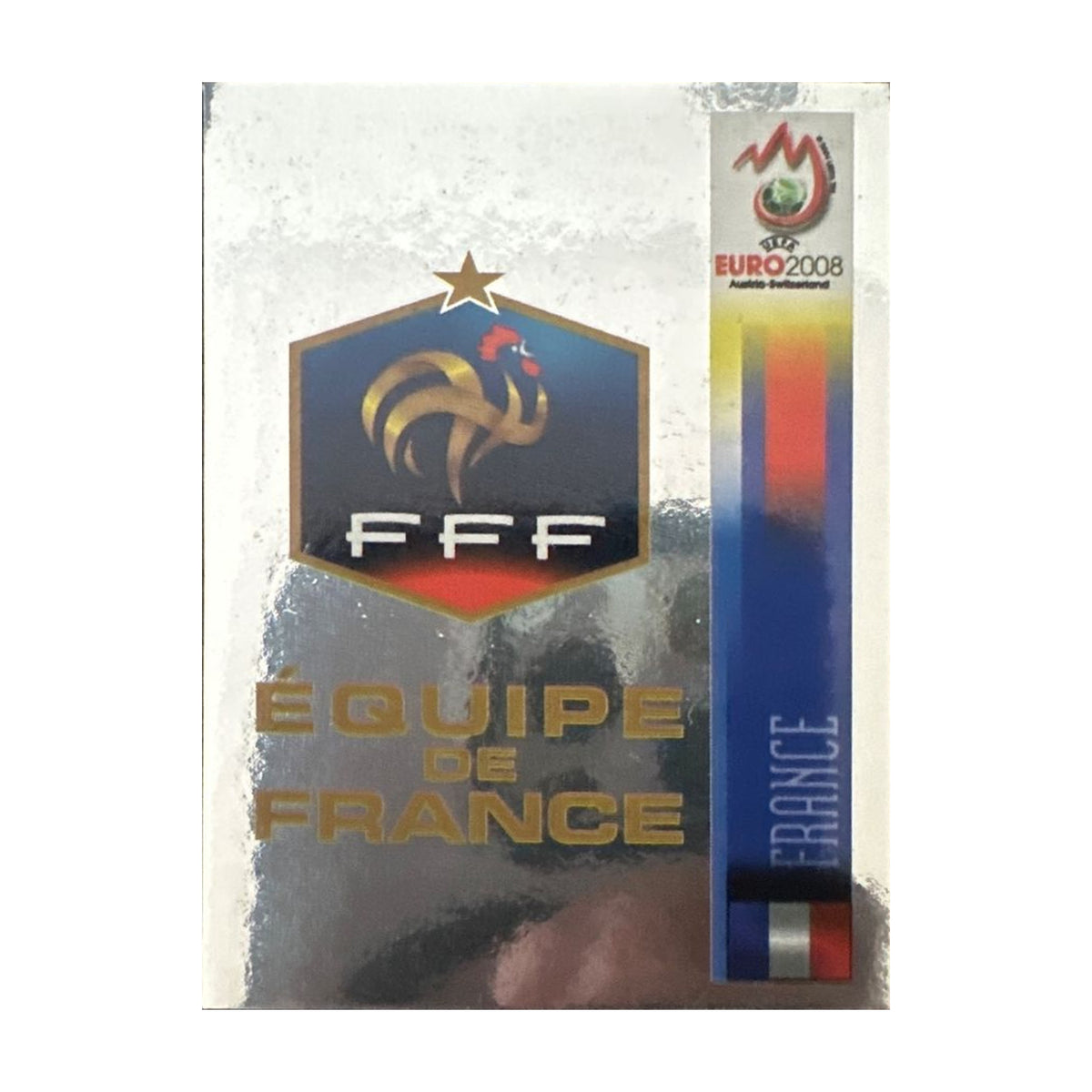 Panini UEFA EURO 2008 – Nr. 337 – Frankreich Logo – Südamerika-Version – Vorderseite