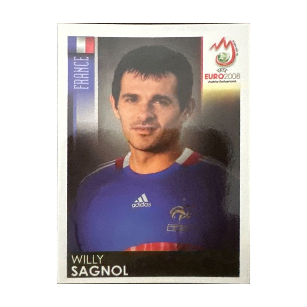 Panini UEFA EURO 2008 – Nr. 343 – Willy Sagnol – Südamerika-Version – Vorderseite