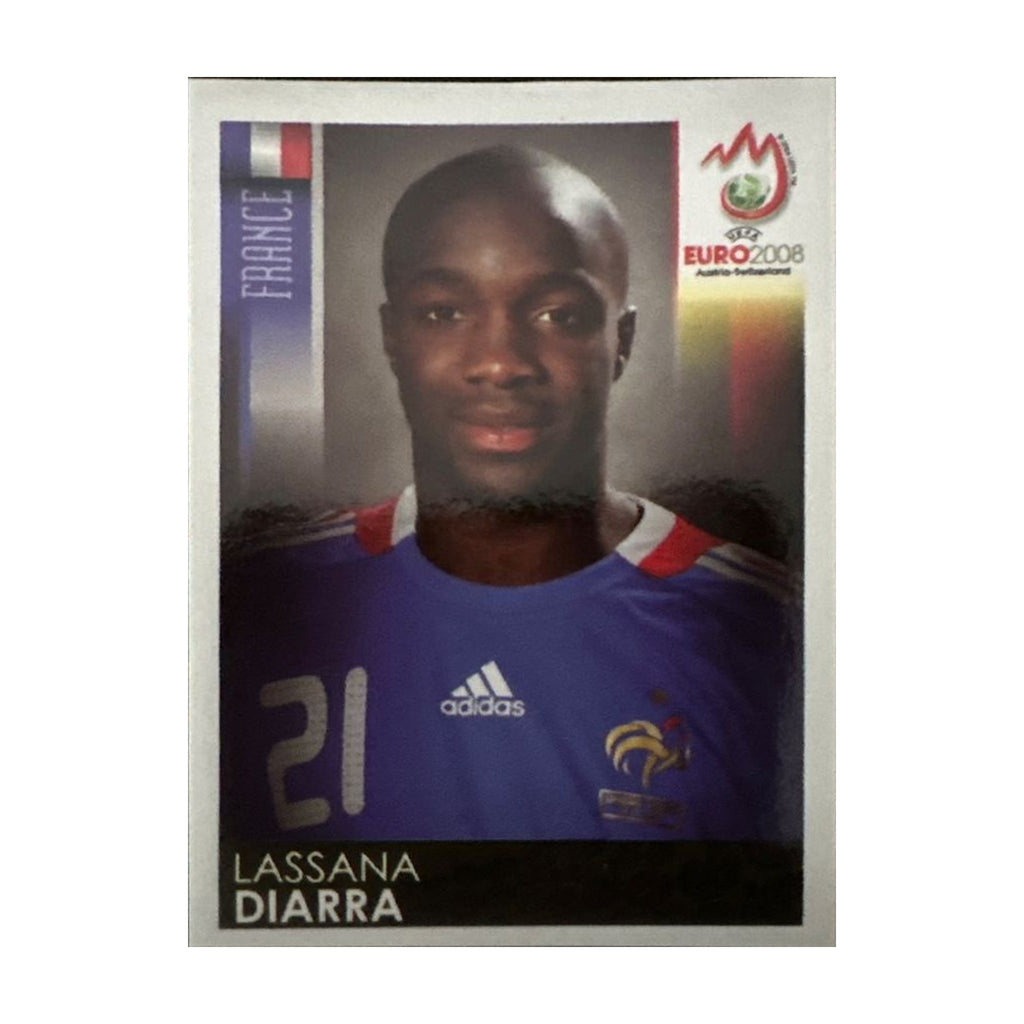 Panini UEFA EURO 2008 – Nr. 345 – Lassana Diarra – Südamerika-Version – Vorderseite