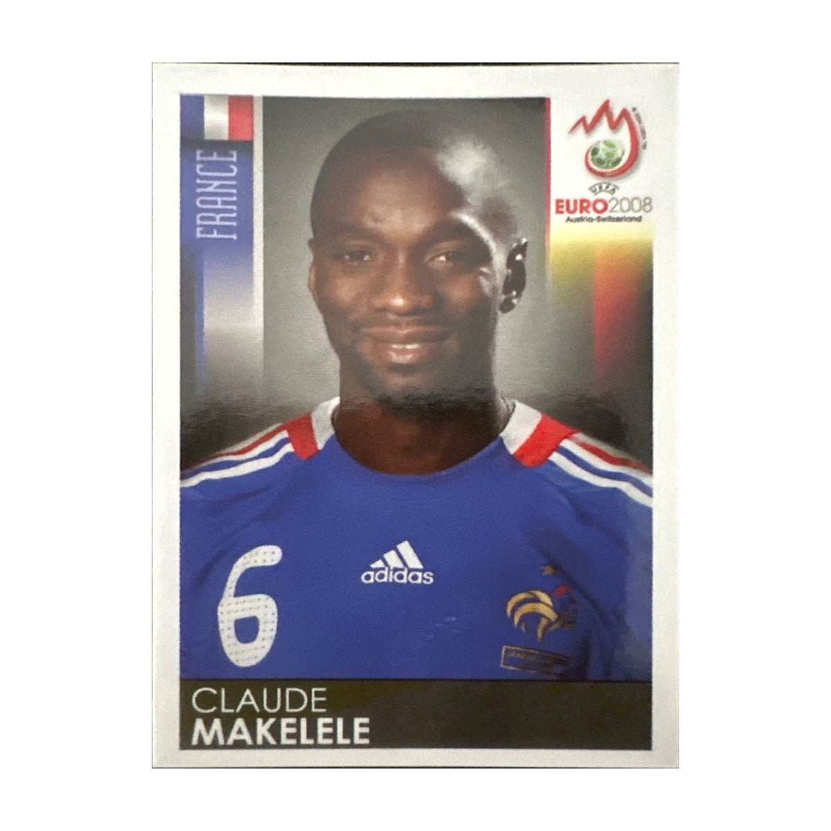 Panini UEFA EURO 2008 – Nr. 346 – Claude Makelele – Südamerika-Version – Vorderseite
