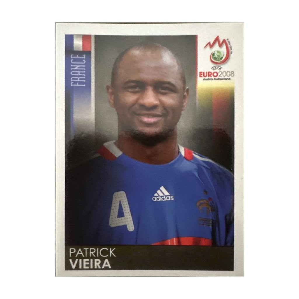 Panini UEFA EURO 2008 – Nr. 347 – Patrick Vieira – Südamerika-Version – Vorderseite