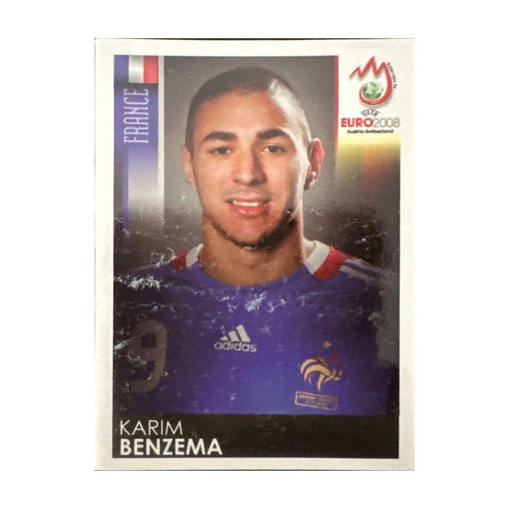 Panini UEFA EURO 2008 – Nr. 354 – Karim Benzema – Südamerika-Version – Vorderseite