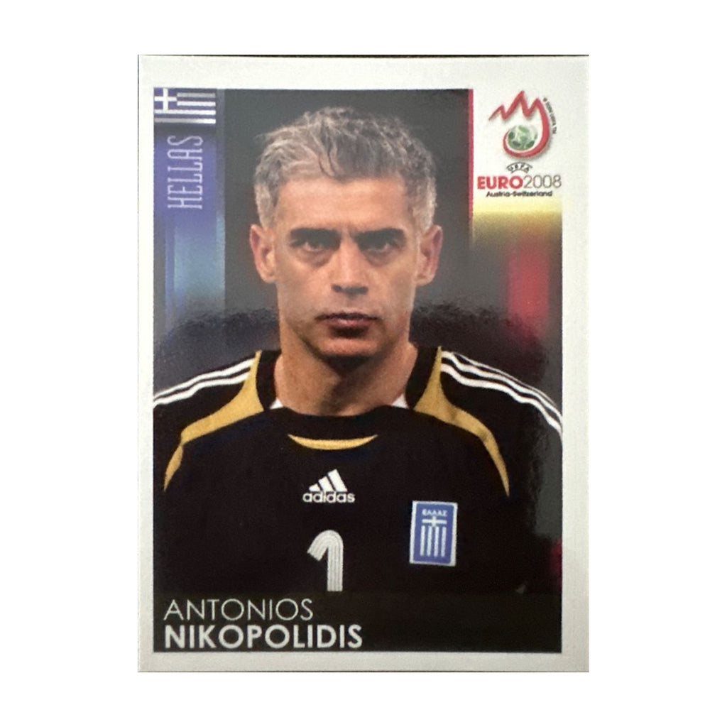 Panini UEFA EURO 2008 – Nr. 364 – Antonios Nikopolidis – Südamerika-Version – Vorderseite