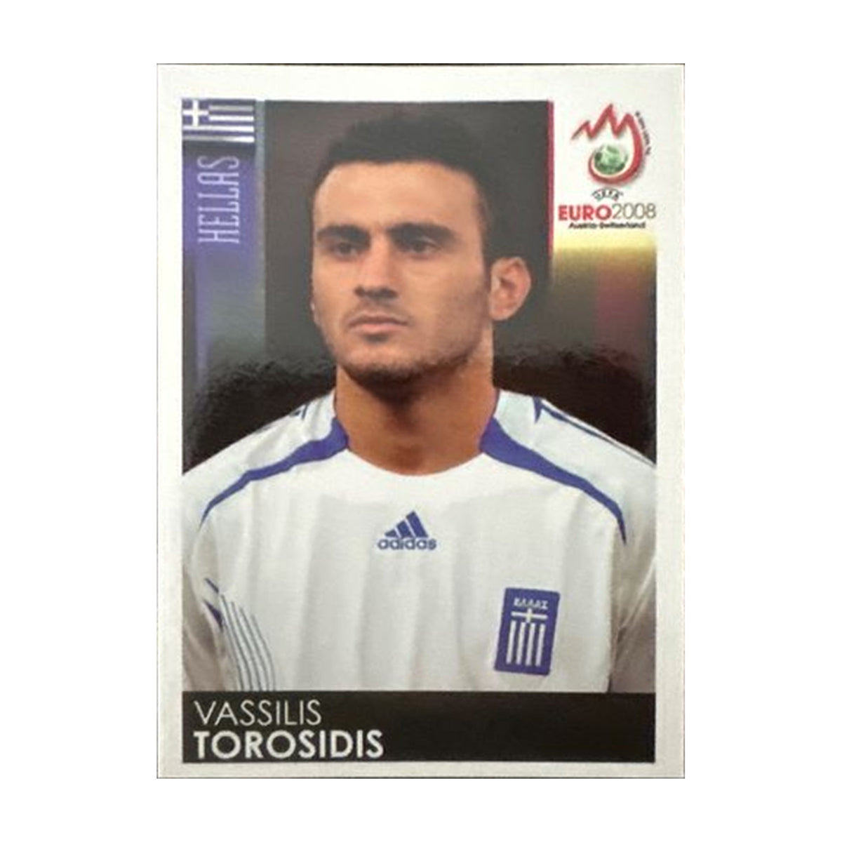 Panini UEFA EURO 2008 – Nr. 371 – Vassilis Torosidis – Südamerika-Version – Vorderseite