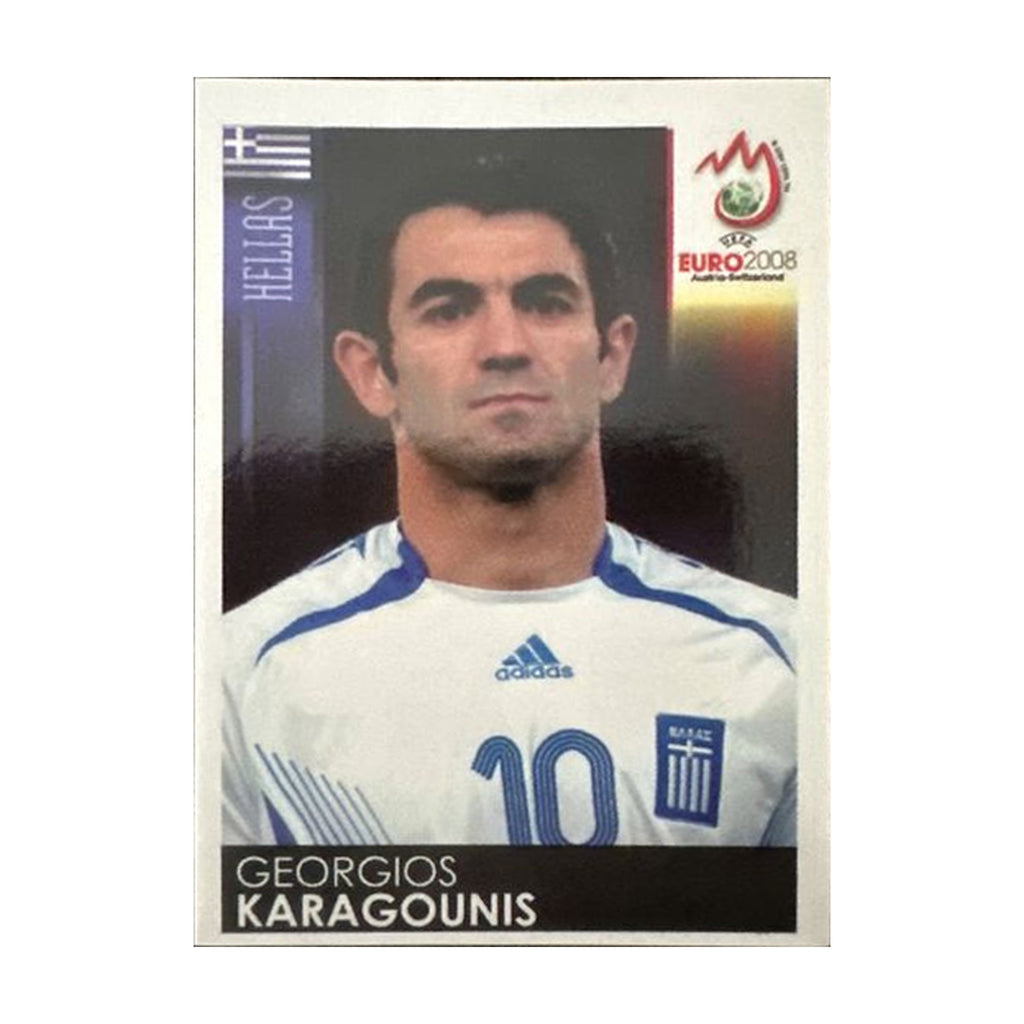Panini UEFA EURO 2008 – Nr. 376 – Georgios Karagounis – Südamerika-Version – Vorderseite
