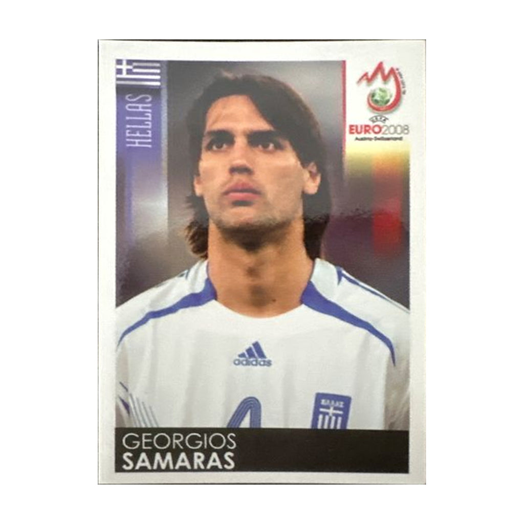 Panini UEFA EURO 2008 – Nr. 380 – Georgios Samaras – Südamerika-Version – Vorderseite