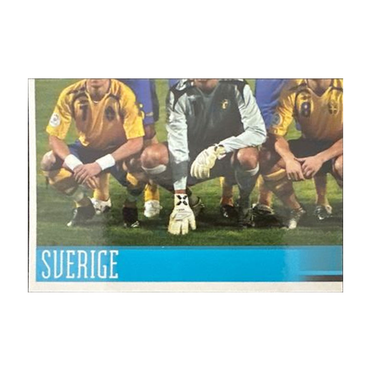Panini UEFA EURO 2008 – Nr. 387 – Schweden Mannschaft Teilbild unten links – Südamerika-Version – Vorderseite