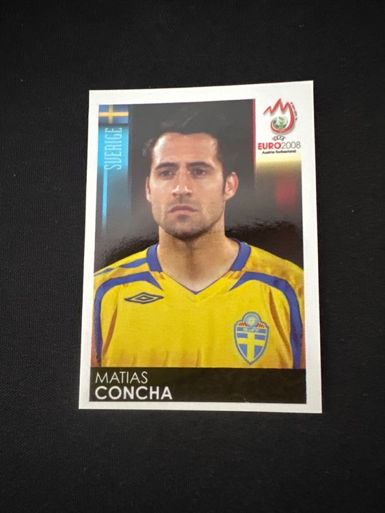 Panini UEFA EURO 2008 – Nr. 392 – Matias Concha – Südamerika-Version – Originalfoto Vorderseite