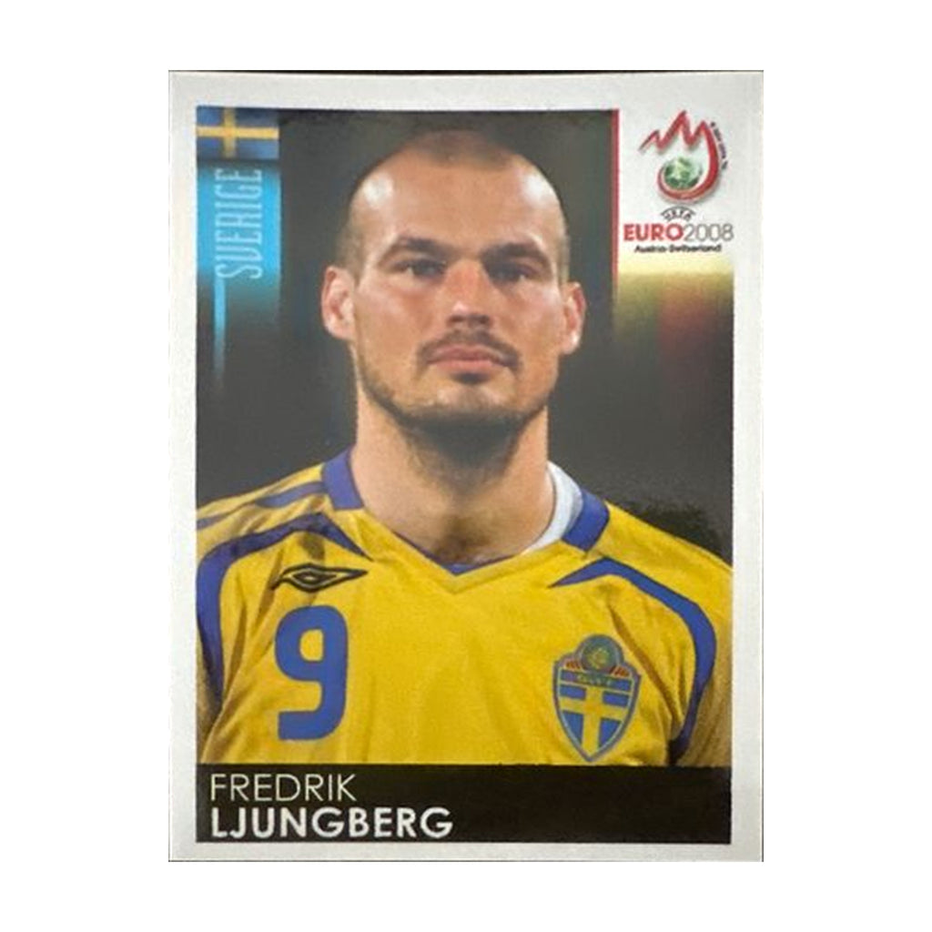 Panini UEFA EURO 2008 – Nr. 403 – Fredrik Ljungberg – Südamerika-Version – Vorderseite