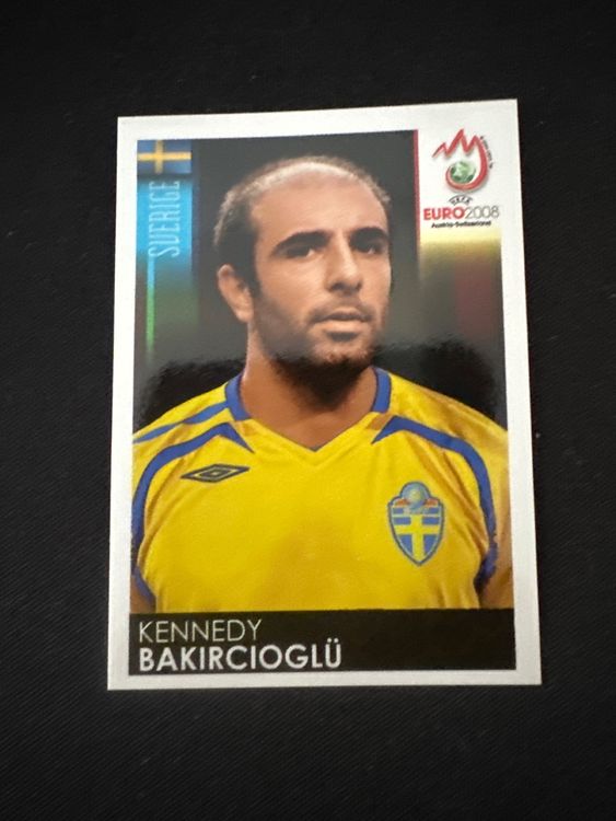 Panini UEFA EURO 2008 – Nr. 404 – Kennedy Bakircioglü – Südamerika-Version – Originalfoto Vorderseite