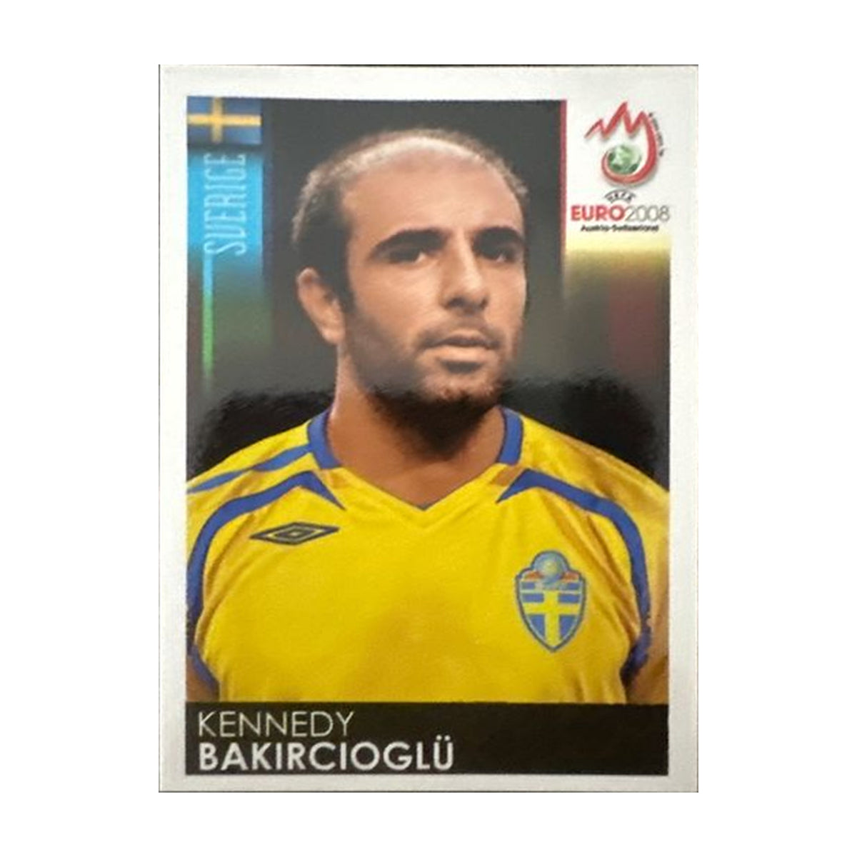 Panini UEFA EURO 2008 – Nr. 404 – Kennedy Bakircioglü – Südamerika-Version – Vorderseite