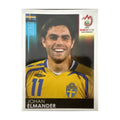 Panini UEFA EURO 2008 – Nr. 405 – Johan Elmander – Südamerika-Version – Vorderseite