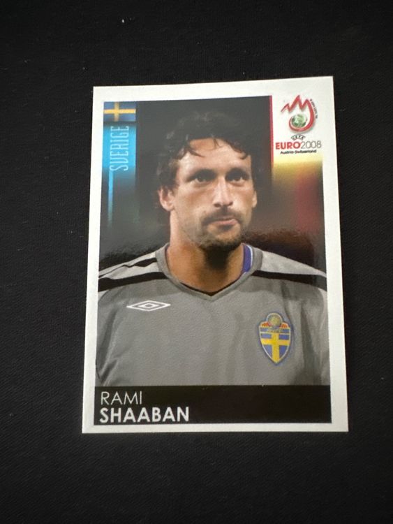Panini UEFA EURO 2008 – Nr. 409 – Rami Shaaban – Südamerika-Version – Originalfoto Vorderseite